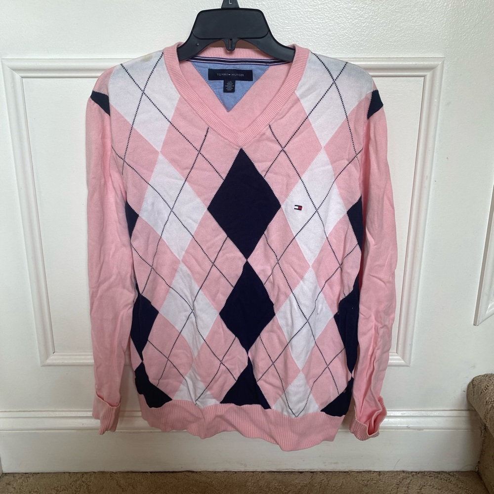 Pink Tommy Hilfiger sweater